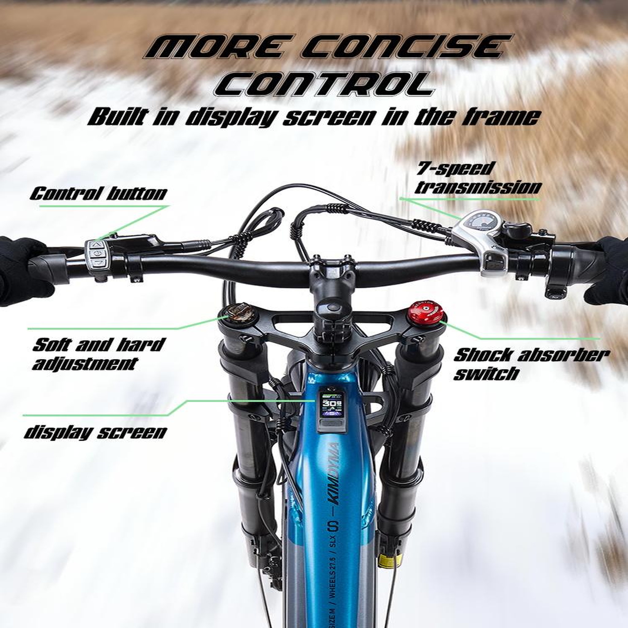 Voir la diapositive 4 : KIMDYMA Vélo électrique kimdyma k03