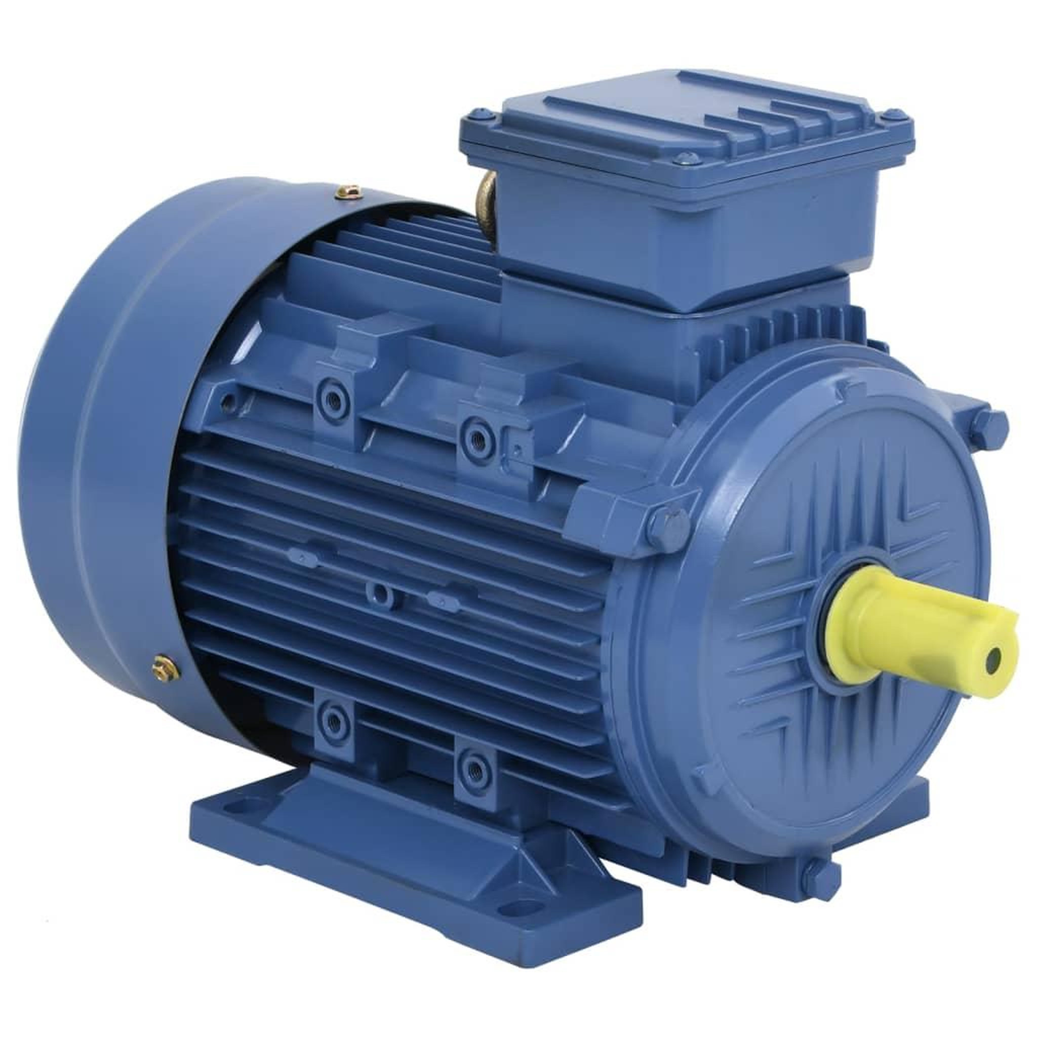 Voir la diapositive 5 : VIDAXL Moteur electrique triphase Aluminium 4kW/5,5 CH 2840 tr/min