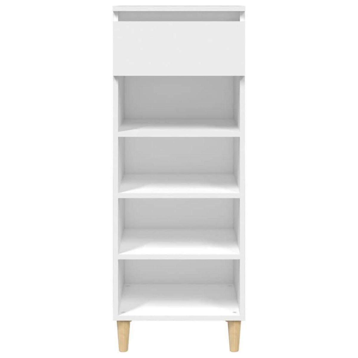 VIDAXL Armoire a chaussures Blanc 40x36x105 cm Bois d'ingenierie