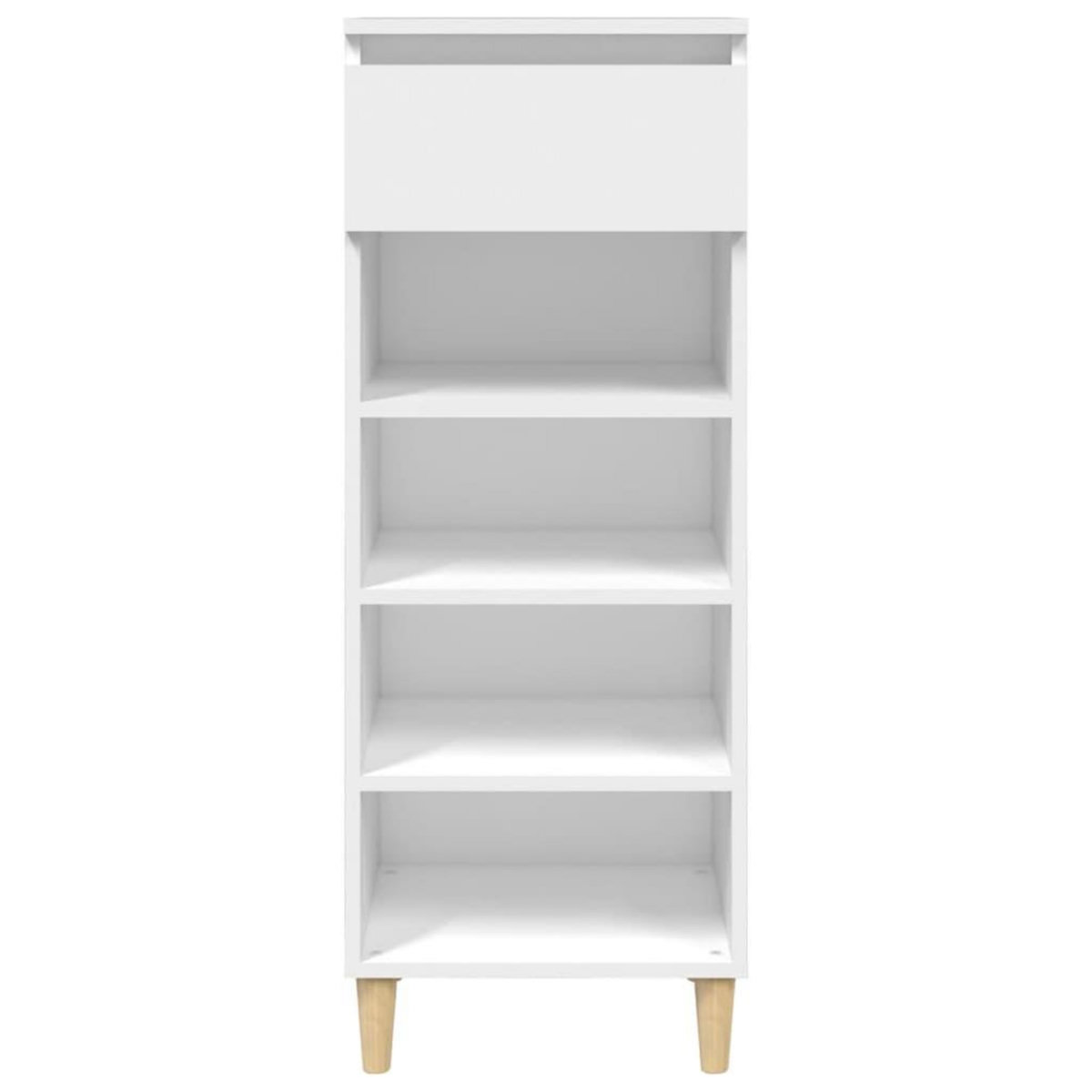 VIDAXL Armoire a chaussures Blanc 40x36x105 cm Bois d'ingenierie
