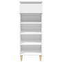 Voir la diapositive 3 : VIDAXL Armoire a chaussures Blanc 40x36x105 cm Bois d'ingenierie