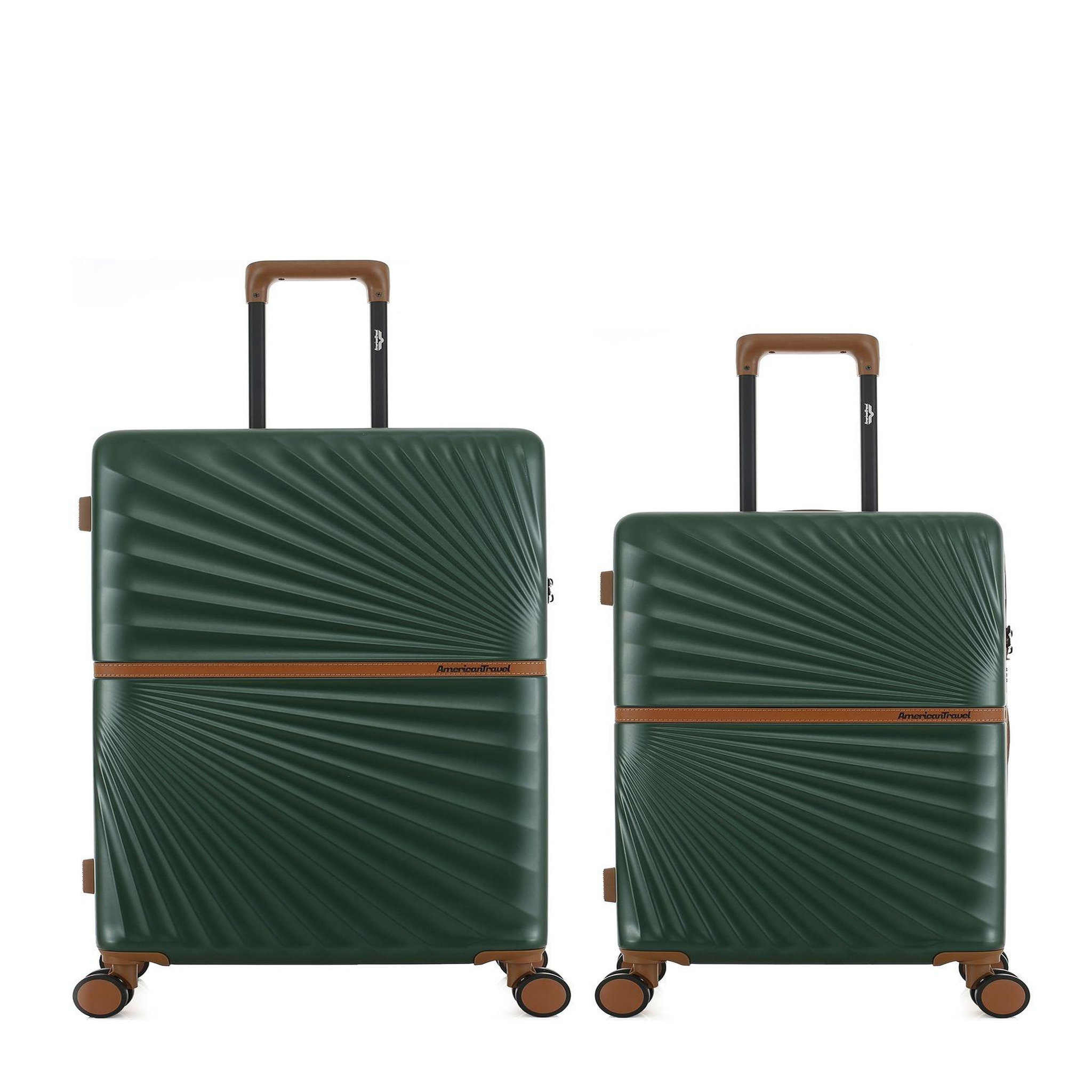 AMERICAN TRAVEL Lot de 2 Valises Rigides Grand Format et Taille Moyenne OAKLAND