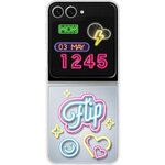 Samsung Coque et étui téléphone mobile Samsung Coque personnalisable Neon Galaxy Z Flip 6 Transparent