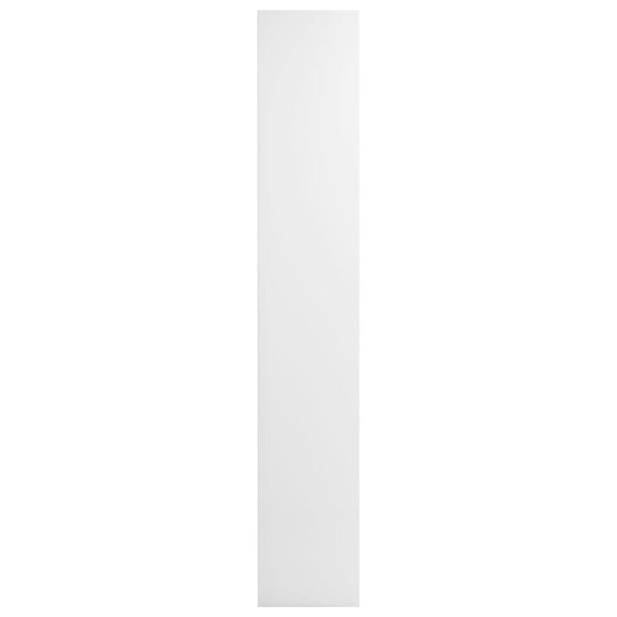 VIDAXL Armoires a CD 2 pcs Blanc brillant 21x16x93,5 cm
