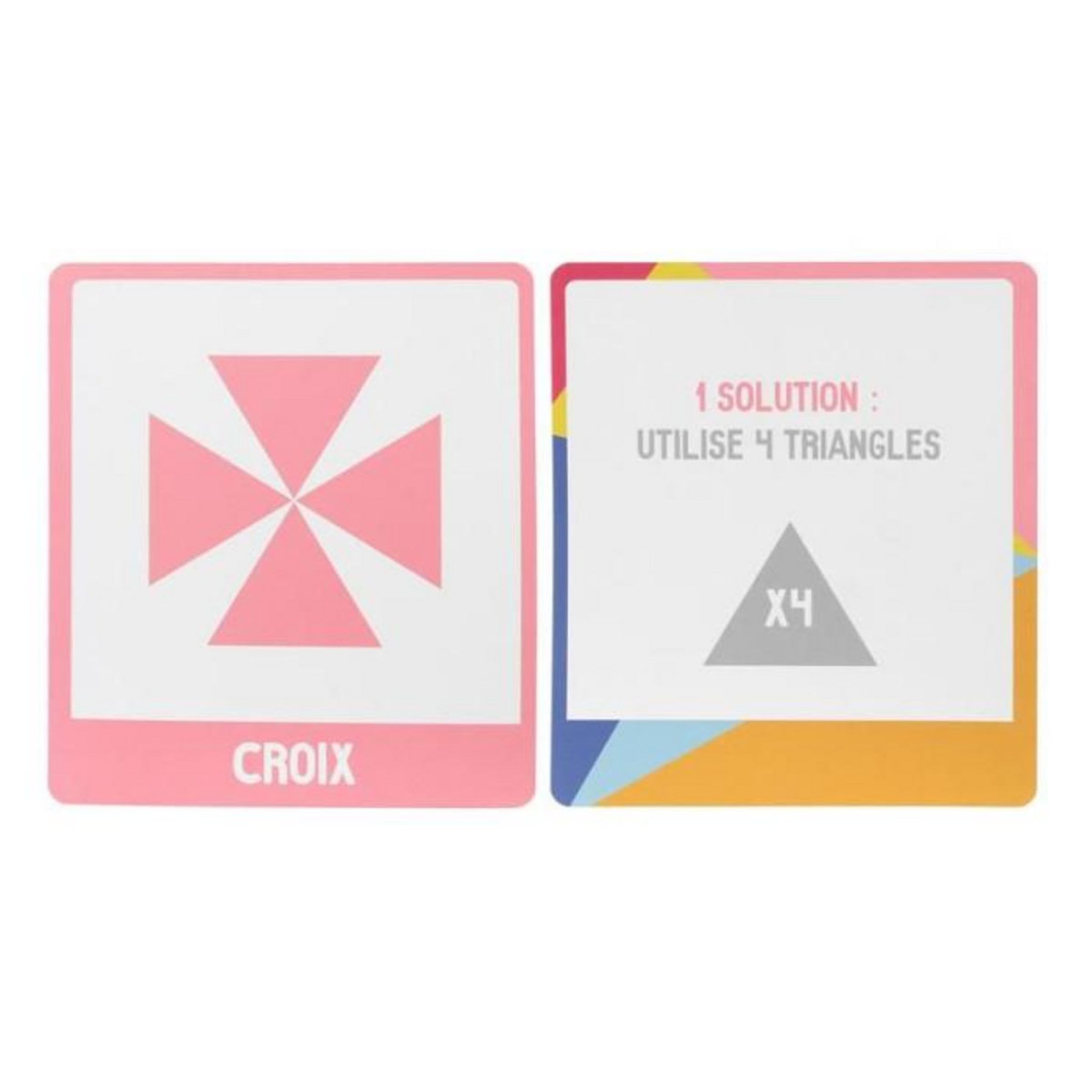 Paris Prix Jeu de 10 Cartes Éducatives  J'apprends les Formes  19cm Multicolore