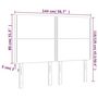 Voir la diapositive 6 : VIDAXL Tetes de lit 4 pcs Blanc 72x5x78/88 cm Similicuir