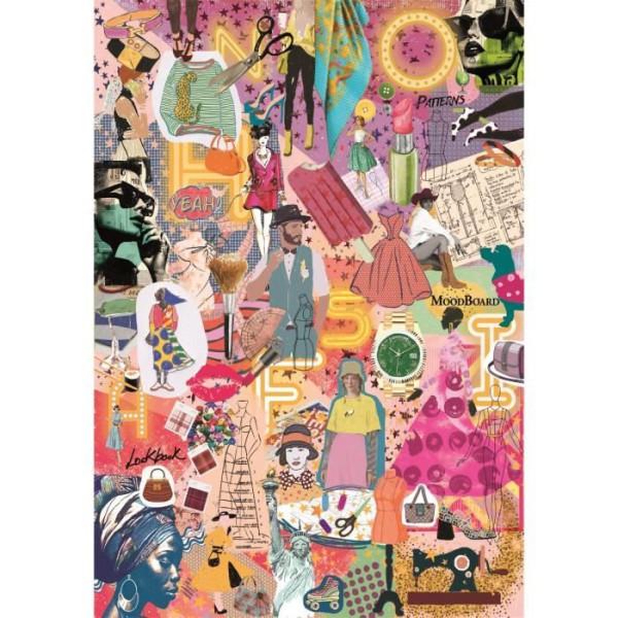 Voir la diapositive 2 : CLEMENTONI Clementoni - compact 1000 pieces - more is more - fashion & design