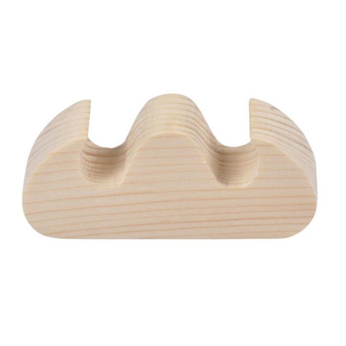 Paris Prix Repose Pinceaux Bois  2 Encoches  7cm Naturel