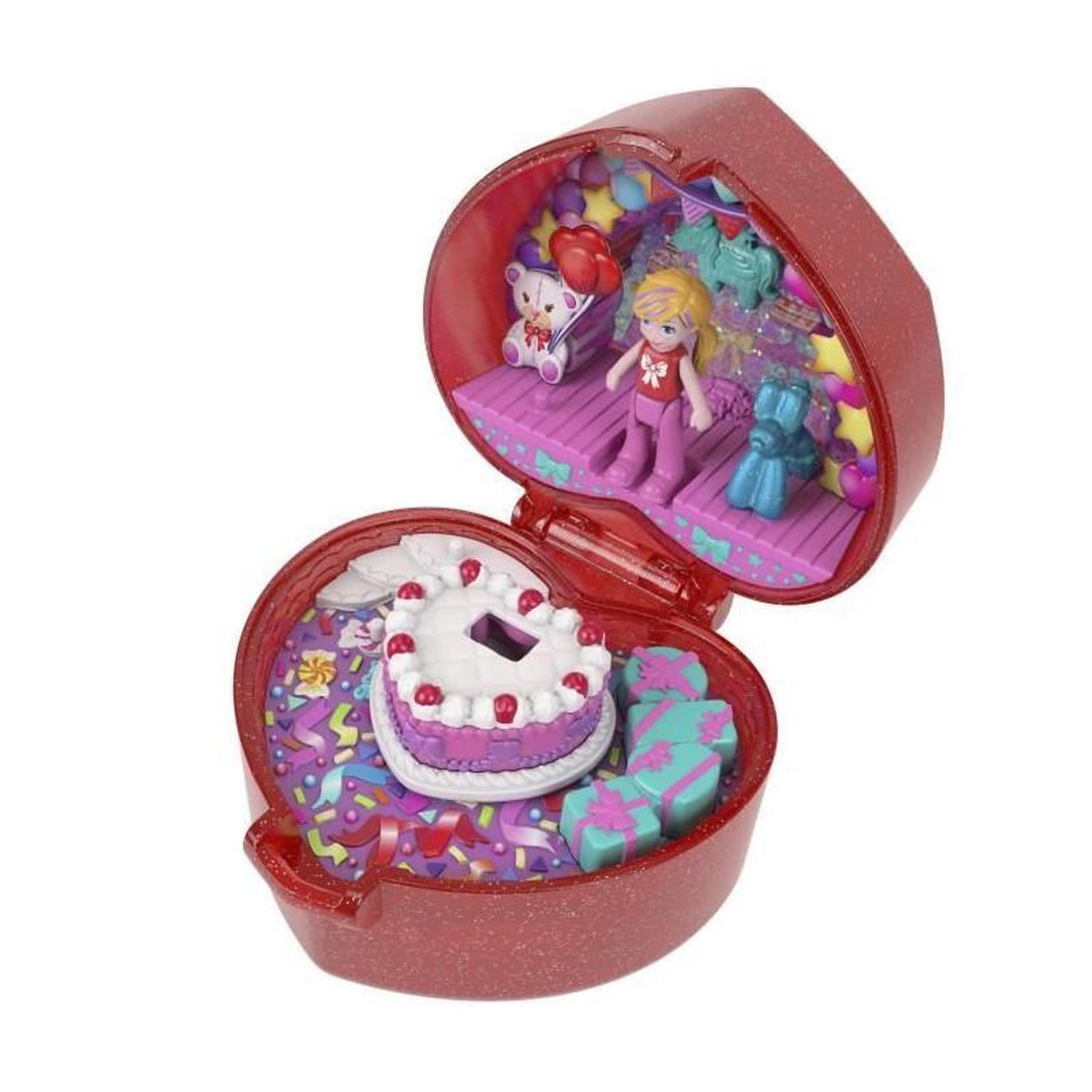 Voir la diapositive 6 : POLLY POCKET Polly Pocket - Coffret Boîte a Bijoux - 80eme anniversaire de Mattel - Polly Pocket - JGK21