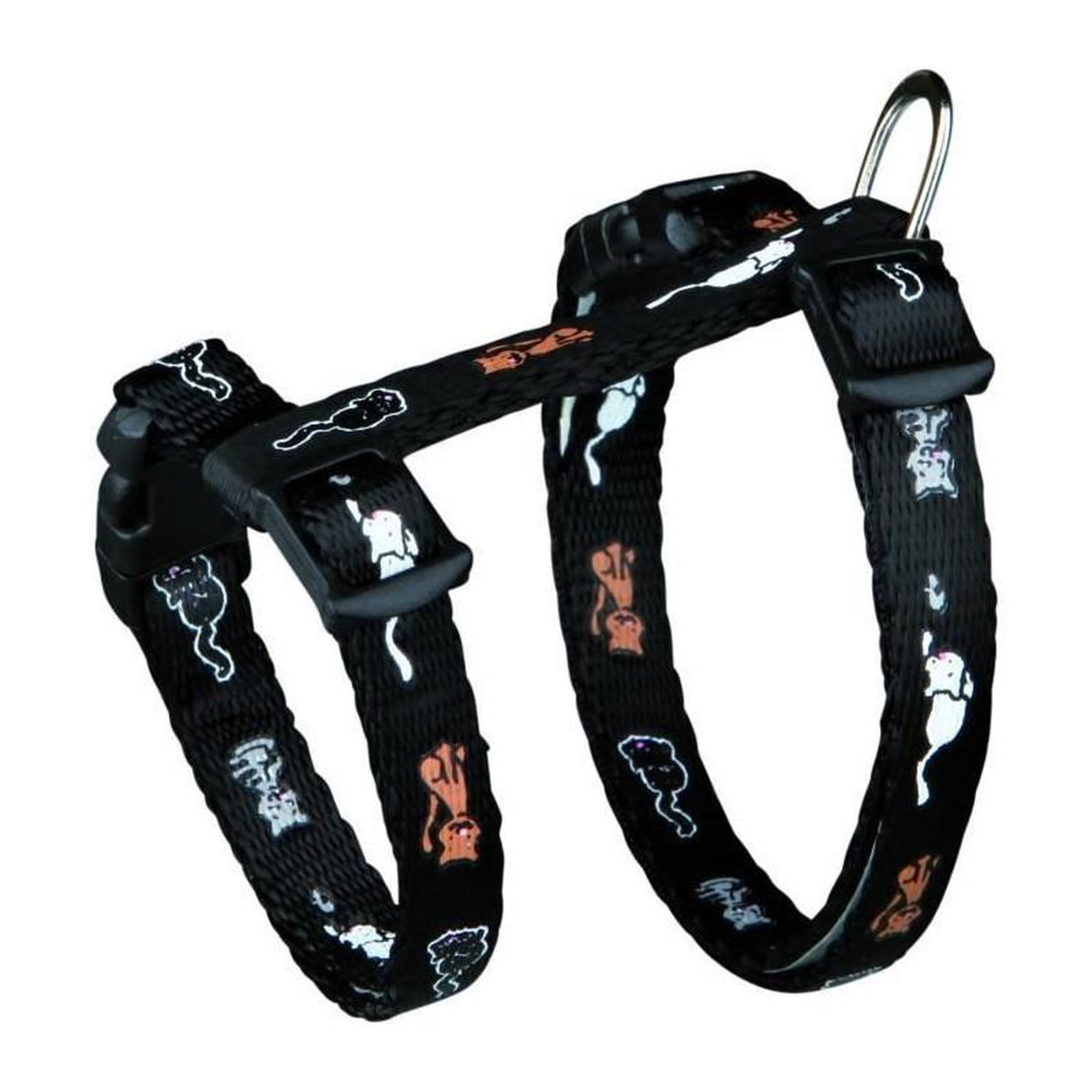 Voir la diapositive 4 : Trixie Junior harnais chaton avec laisse - TRIXIE - Motif chat - 21–33 cm / 8 mm - 1,20 m