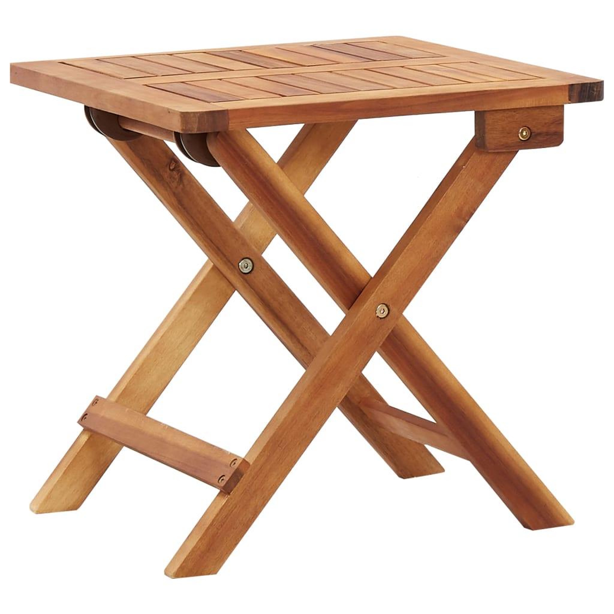 VIDAXL Table pliable de jardin 40x40x40 cm bois d'acacia massif