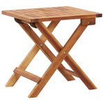 VIDAXL Table pliable de jardin 40x40x40 cm Bois d'acacia massif