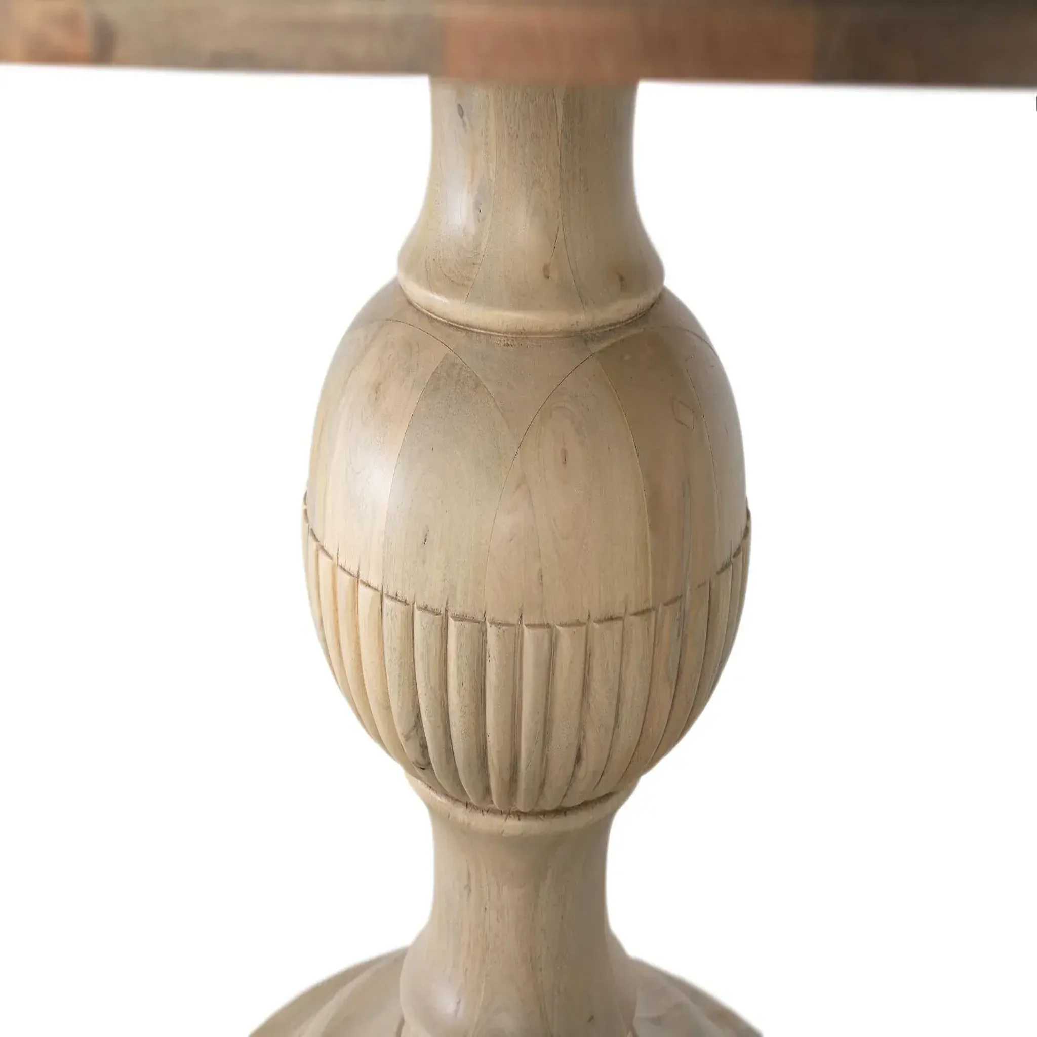 Voir la diapositive 4 : GINER Y COLOMER SL Tables à manger en bois de manguier 120 cm style rustique colonial