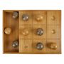 Voir la diapositive 3 : ATMOSPHERA Jeu de Morpion Déco en Bois  Jehan  40cm Naturel