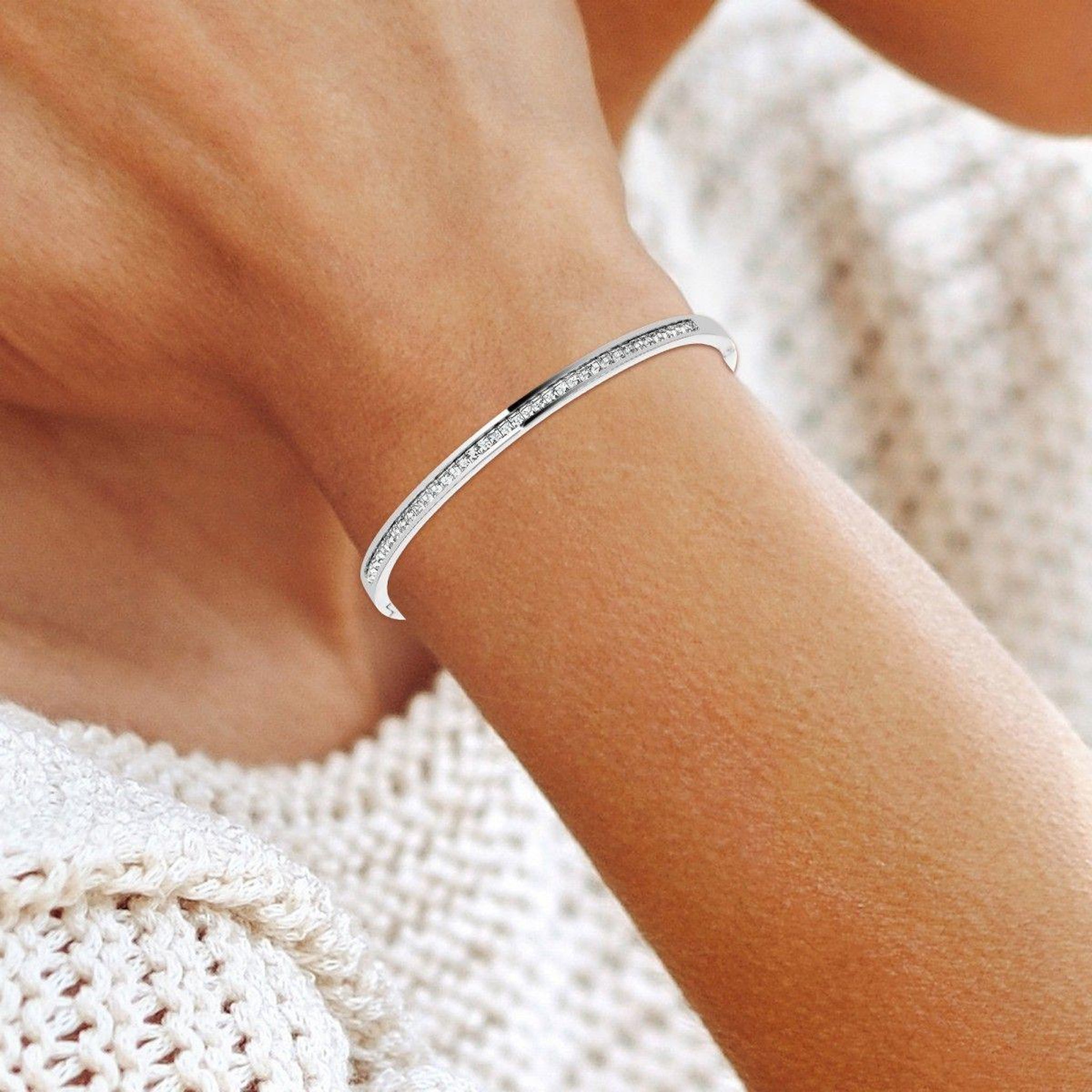 Voir la diapositive 2 : SC CRYSTAL Bracelet SC Crystal orné de Cristaux scintillants