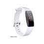 Voir la diapositive 2 : IBROZ Bracelet Fitbit Inspire 1/2 Silicone blanc