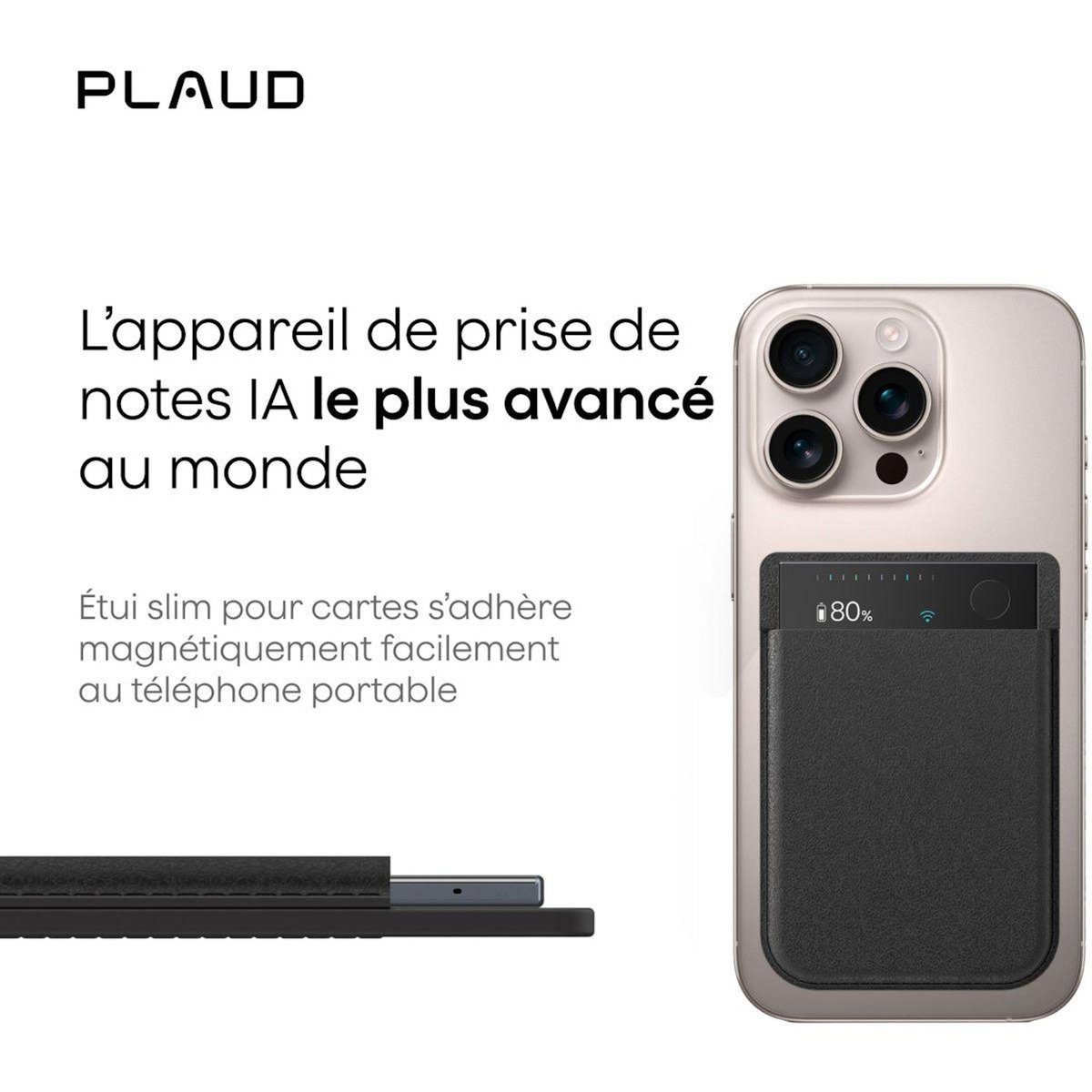 PLAUD DICTAPHONE Note Pro Argent