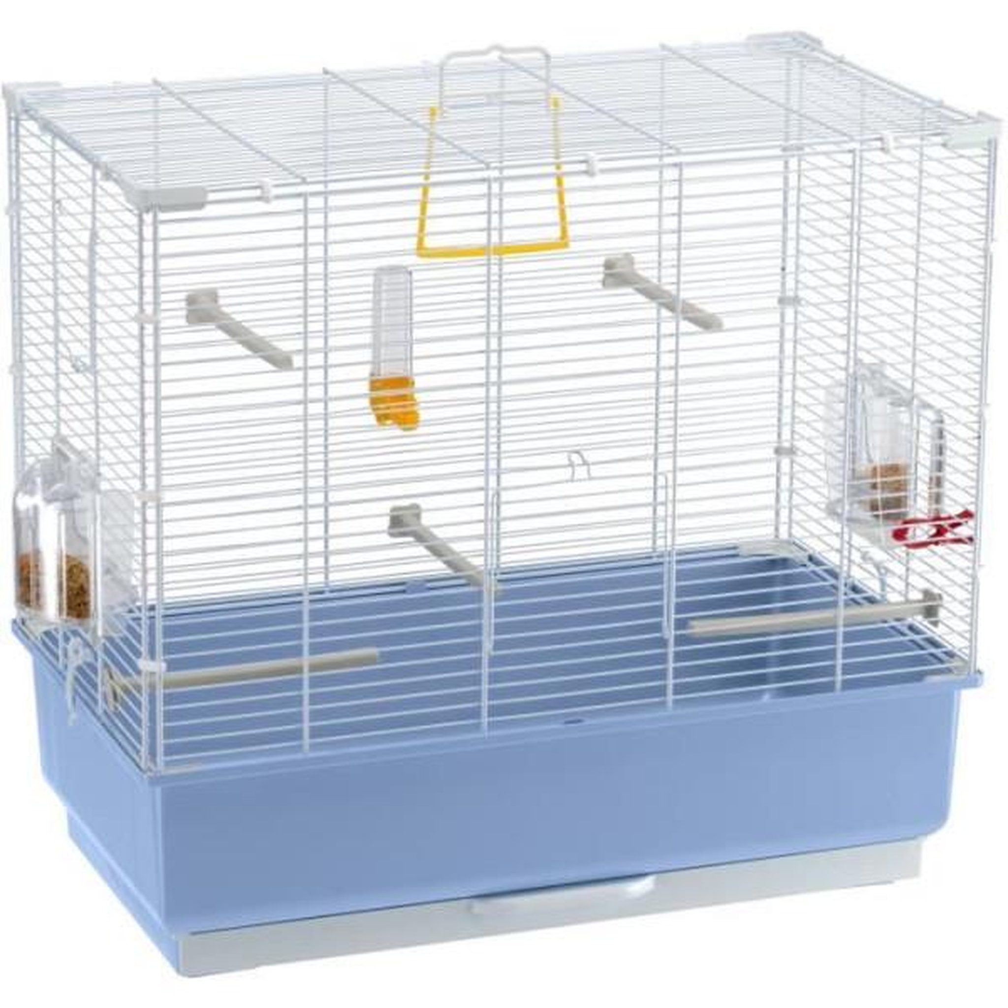 Ferplast Cage canaris - FERPLAST - PIANO 4 - 59 x 33 x 55 cm - Blanc