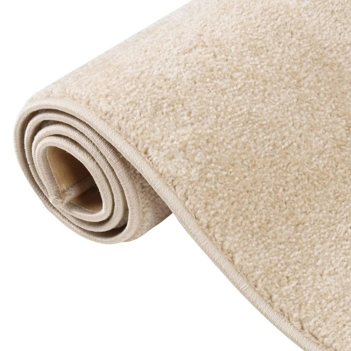 VIDAXL Tapis a poils courts 160x230 cm Beige
