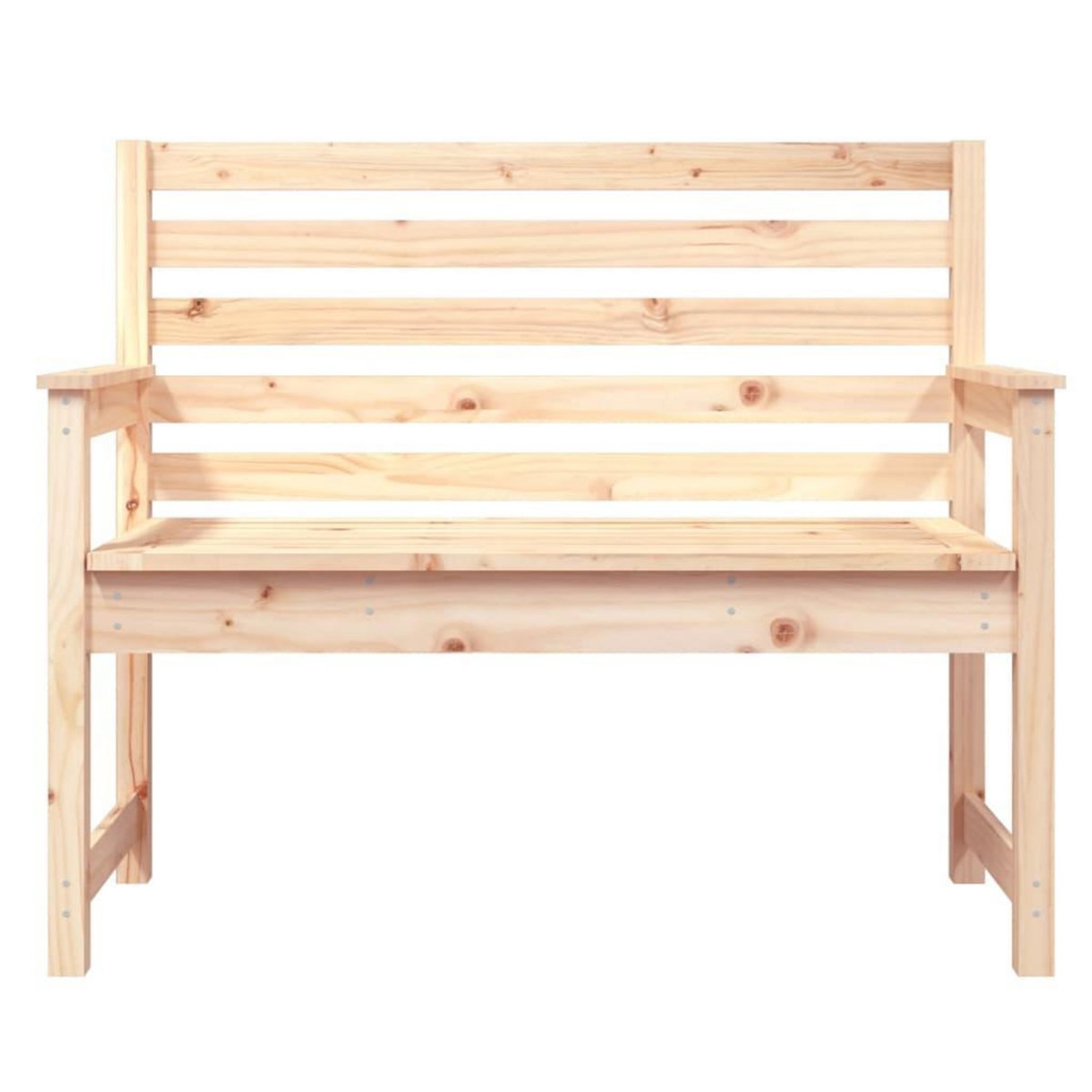 VIDAXL Banc de jardin 109x48x91,5 cm bois massif de pin