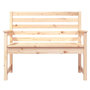 Voir la diapositive 4 : VIDAXL Banc de jardin 109x48x91,5 cm bois massif de pin