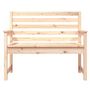 Voir la diapositive 4 : VIDAXL Banc de jardin 109x48x91,5 cm bois massif de pin