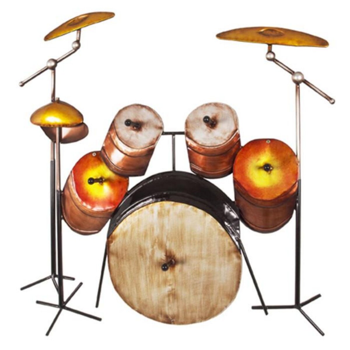 Paris Prix Patère Murale Vintage  Batterie  68cm Marron