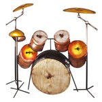 Paris Prix Patère Murale Vintage  Batterie  68cm Marron