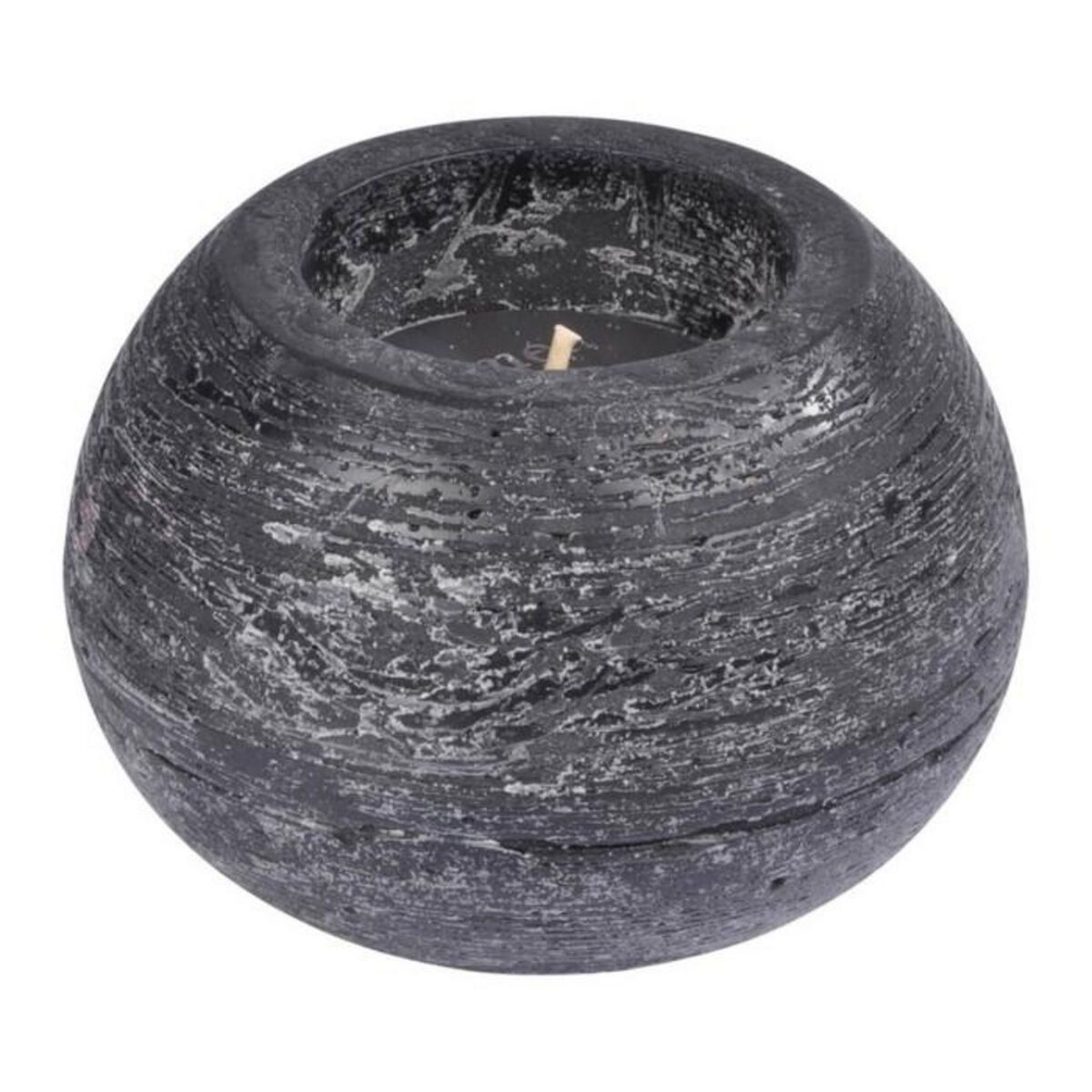 Paris Prix Bougie Boule Déco  Rustique  13cm Noir