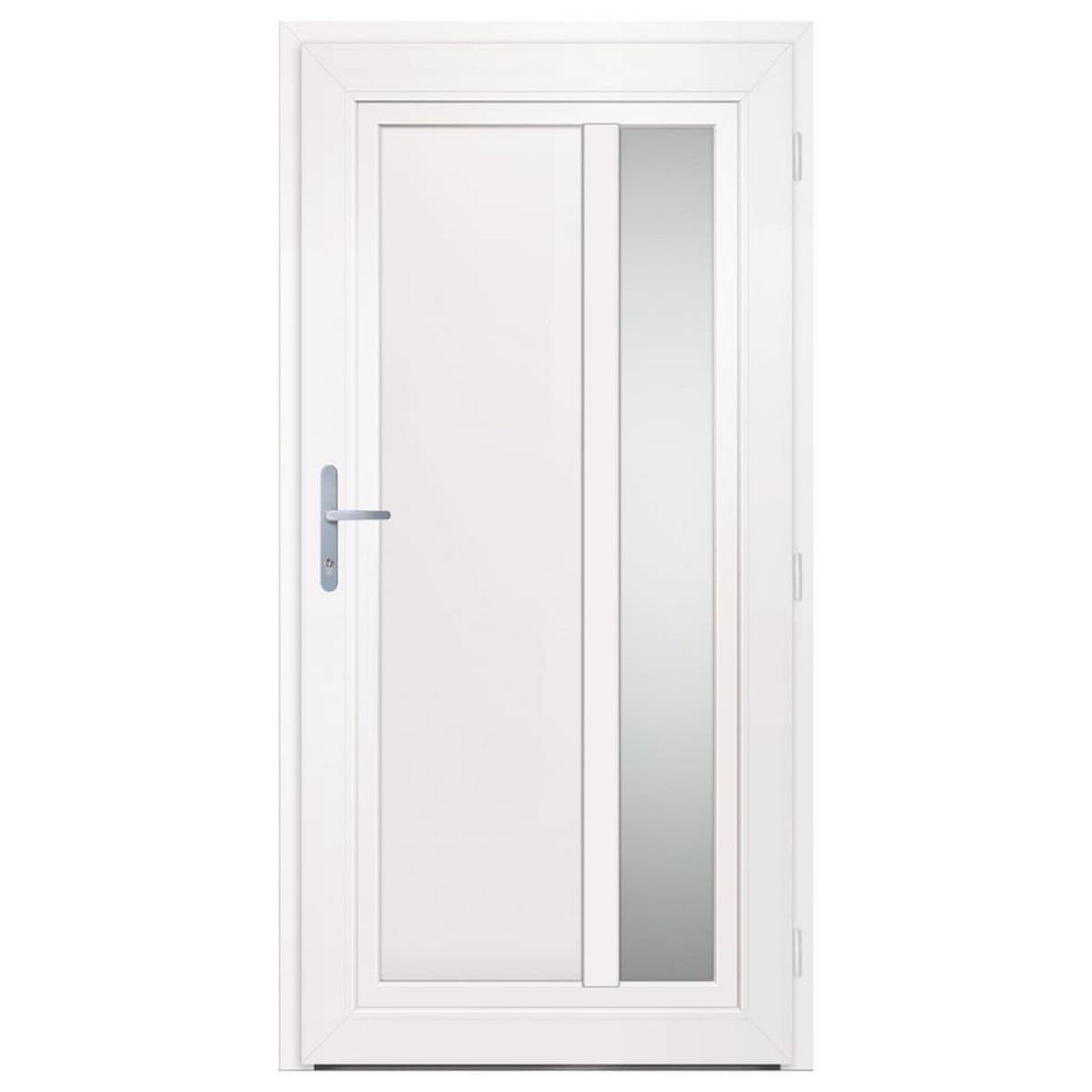 VIDAXL Porte d'entree Blanc 98x200 cm PVC