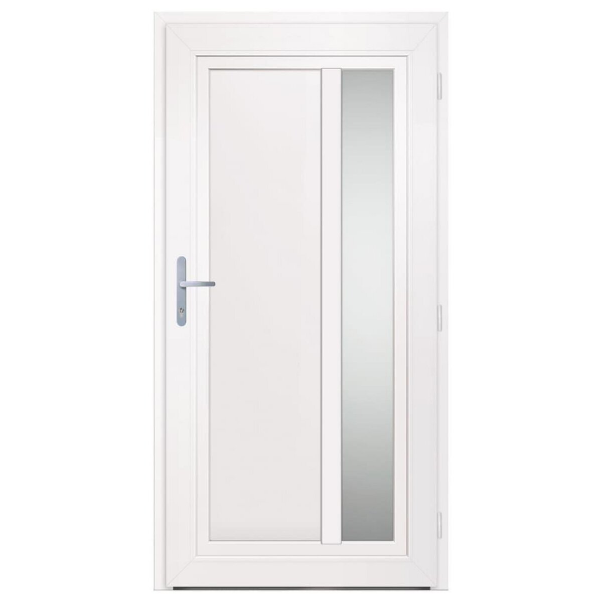 VIDAXL Porte d'entree Blanc 98x200 cm PVC