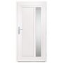 Voir la diapositive 5 : VIDAXL Porte d'entree Blanc 98x200 cm PVC