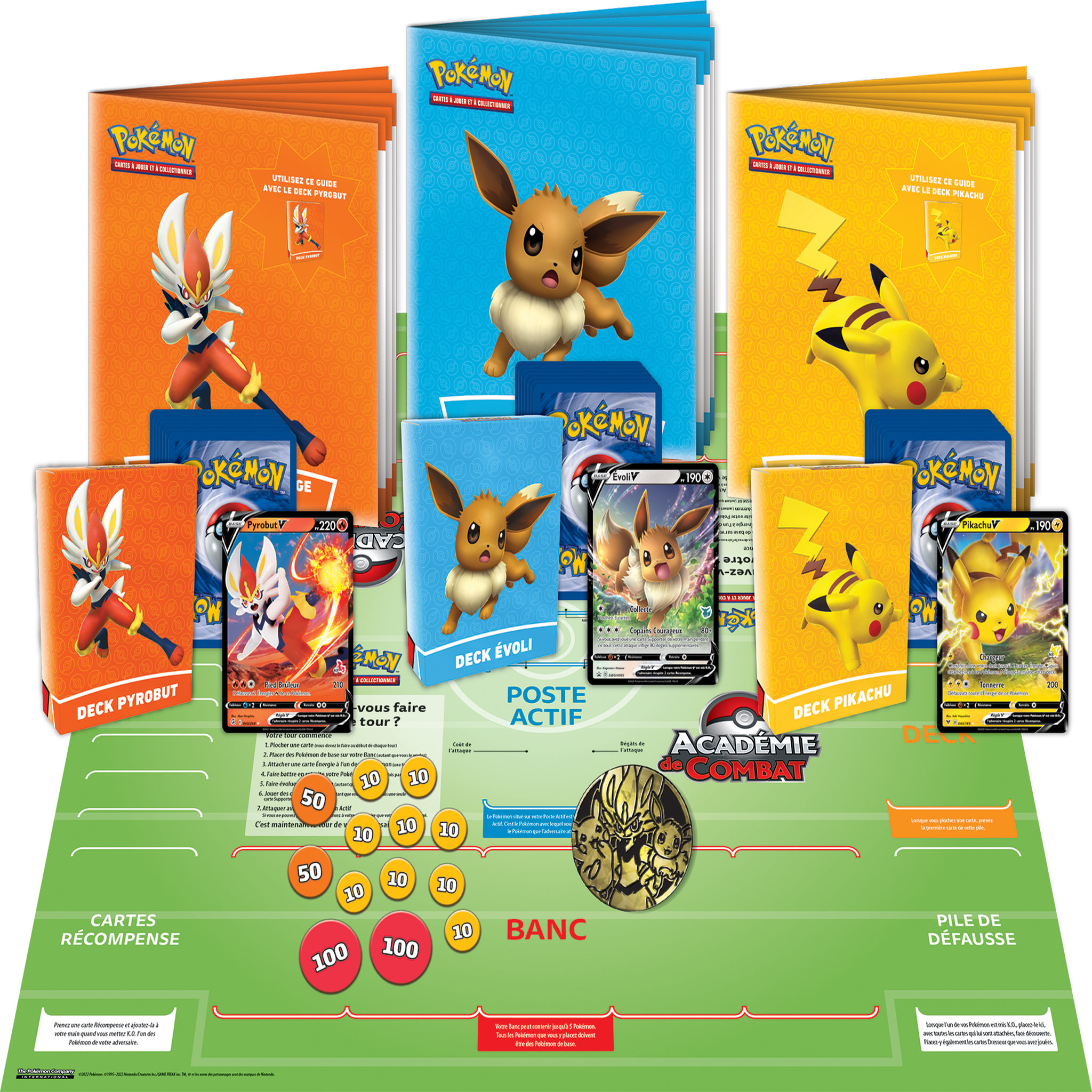 Voir la diapositive 4 : POKEMON Coffret Académie de Combat Pokémon 2nd édition
