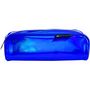 Voir la diapositive 2 : EXACOMPTA Trousse rectangle bleue effet métalisée
