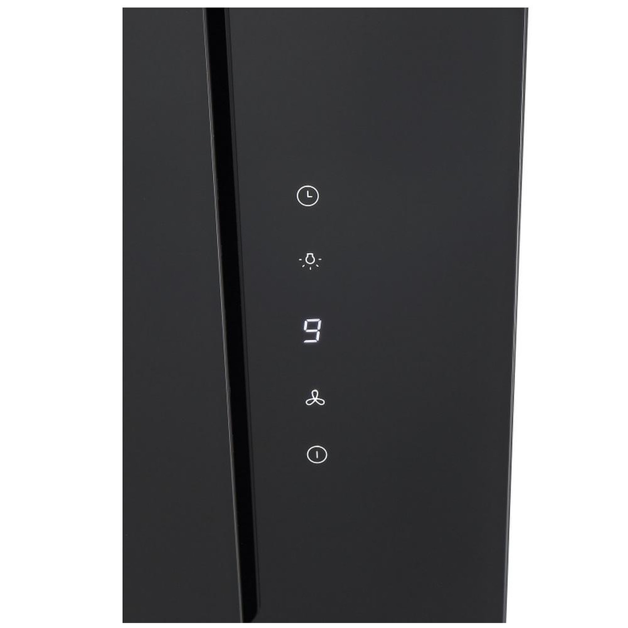 Voir la diapositive 4 : BRANDT Hotte décorative inclinée 90cm 543m3/h inox/verre - bhv1974ib