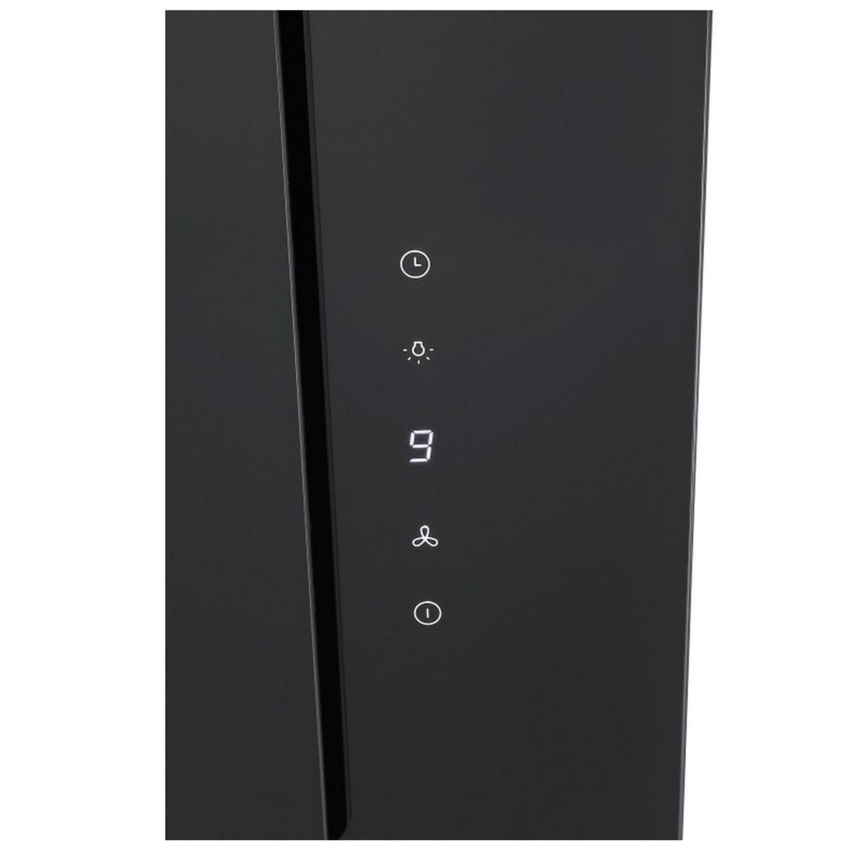 BRANDT Hotte décorative inclinée 90cm 543m3/h inox/verre - BHV1974IB