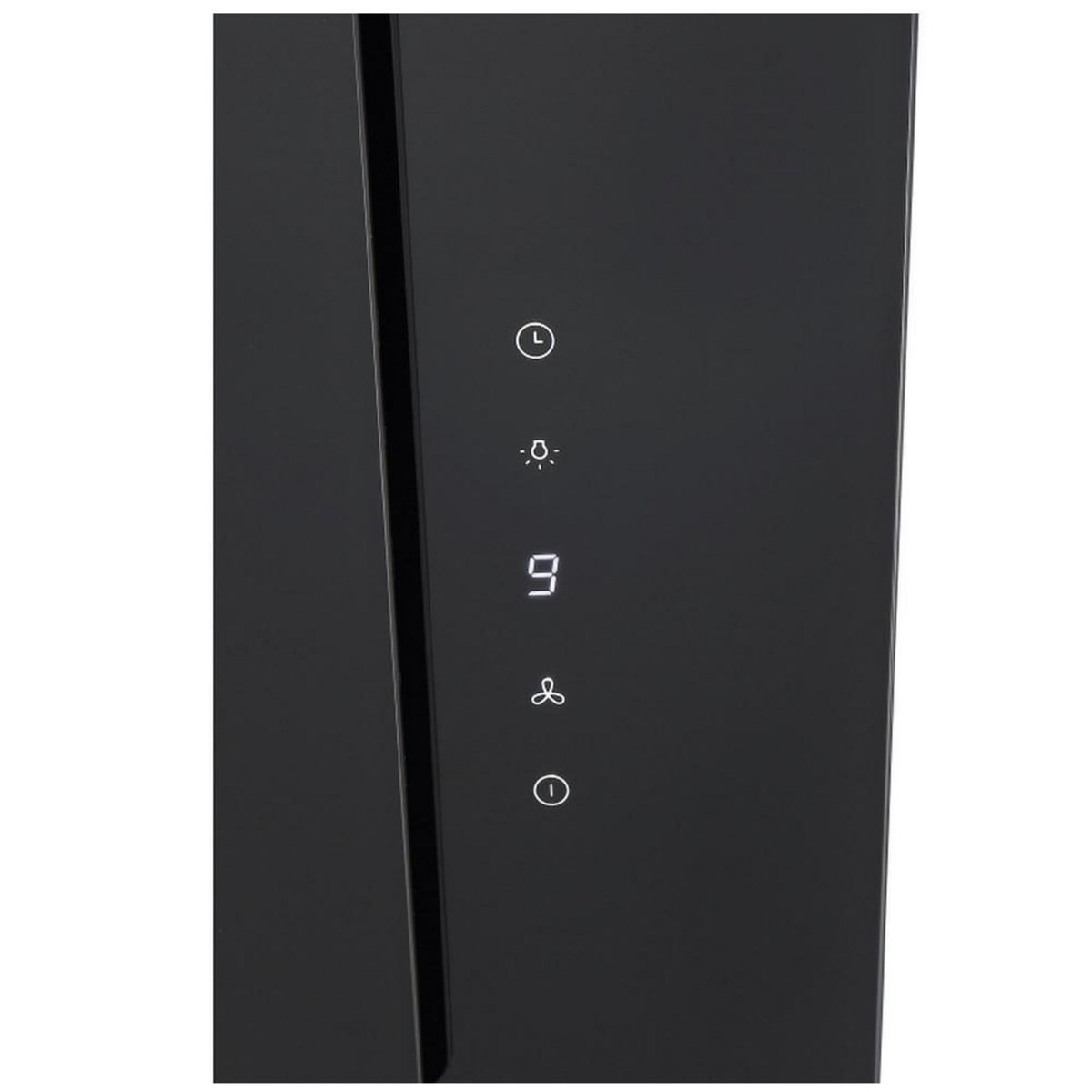 BRANDT Hotte décorative inclinée 90cm 543m3/h inox/verre - BHV1974IB