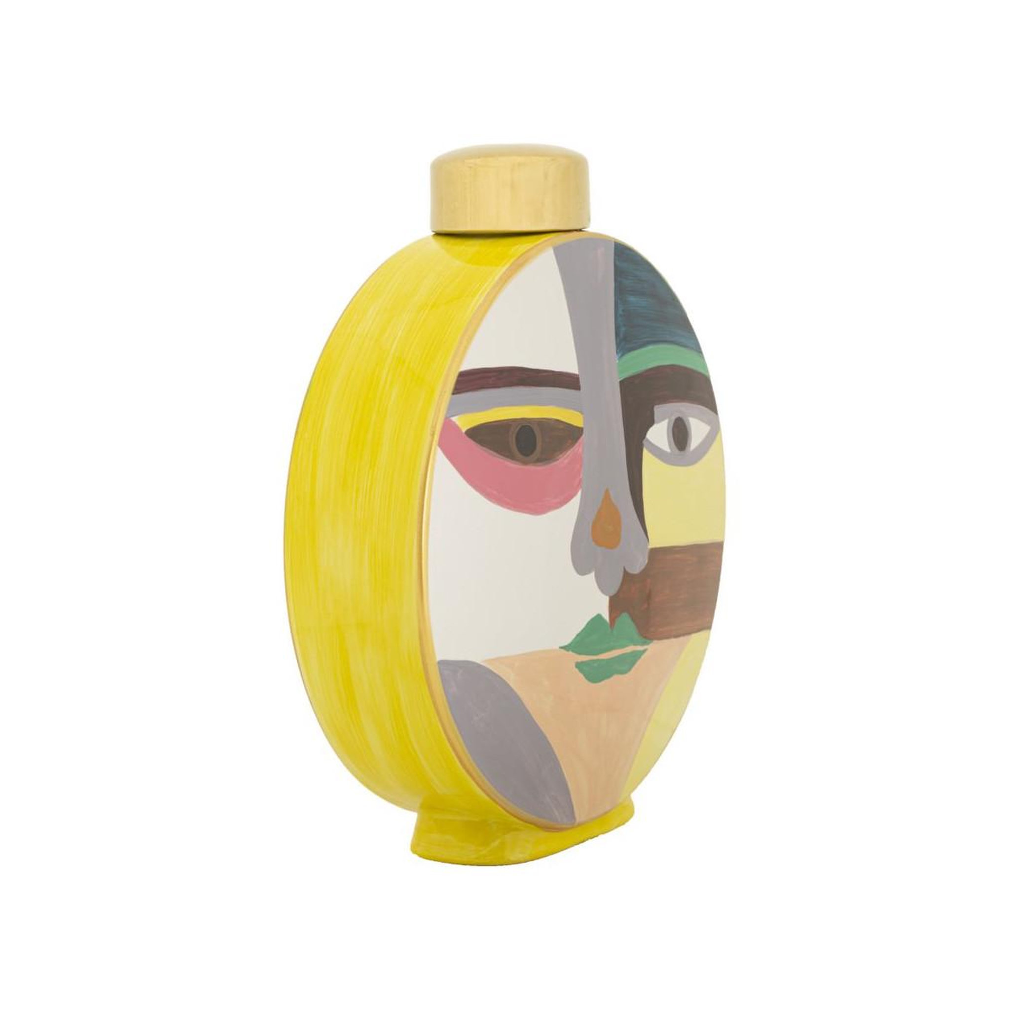 Voir la diapositive 3 : Paris Prix Vase rond en céramique  piccassy  33cm multicolore