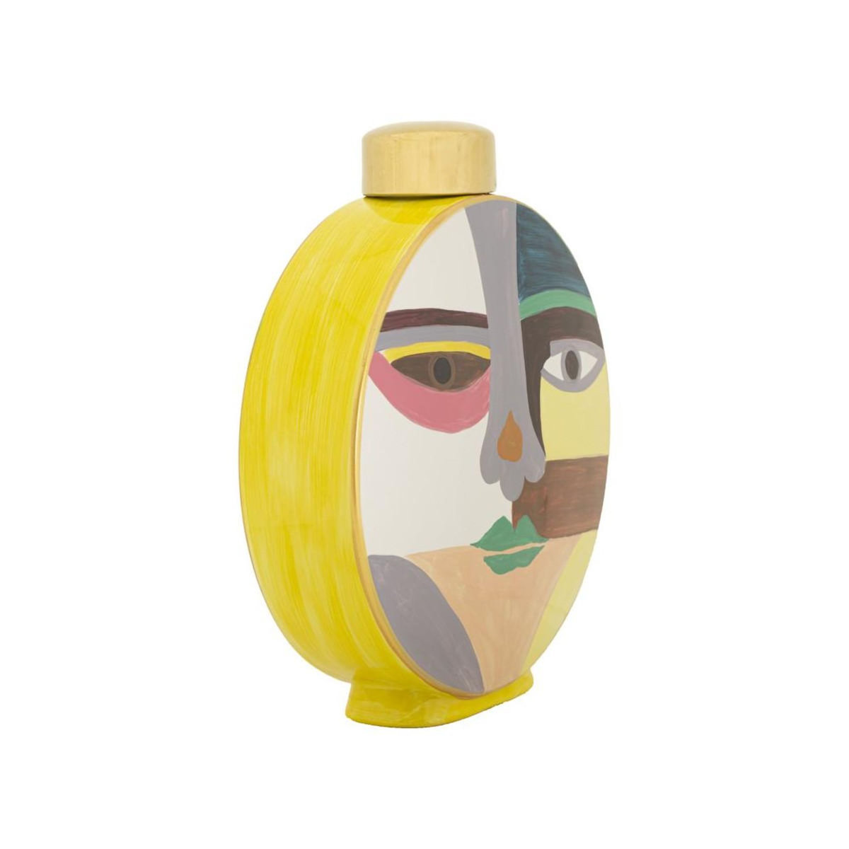 Paris Prix Vase Rond en Céramique  Piccassy  33cm Multicolore