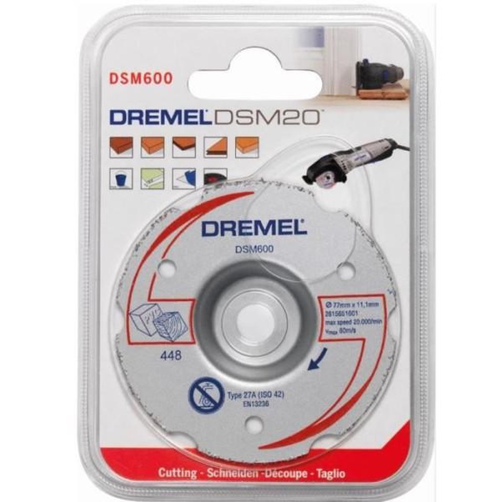 Voir la diapositive 2 : Dremel Dremel disque s600 scie compact dsm20
