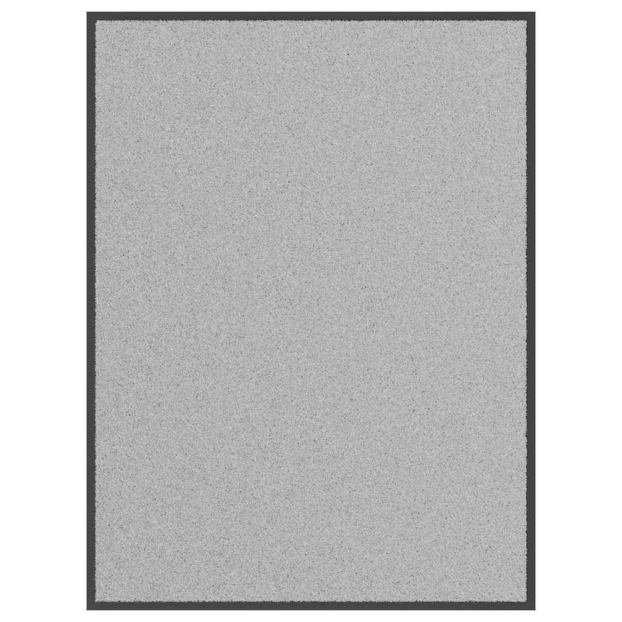 VIDAXL Paillasson gris 90x120 cm