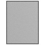 VIDAXL Paillasson gris 90x120 cm