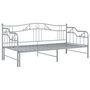 Voir la diapositive 5 : VIDAXL Cadre de canape-lit extensible sans matelas gris metal 90x200cm