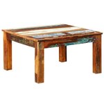 VIDAXL Table basse carree Bois de recuperation
