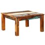 Voir la diapositive 1 : VIDAXL Table basse carree Bois de recuperation