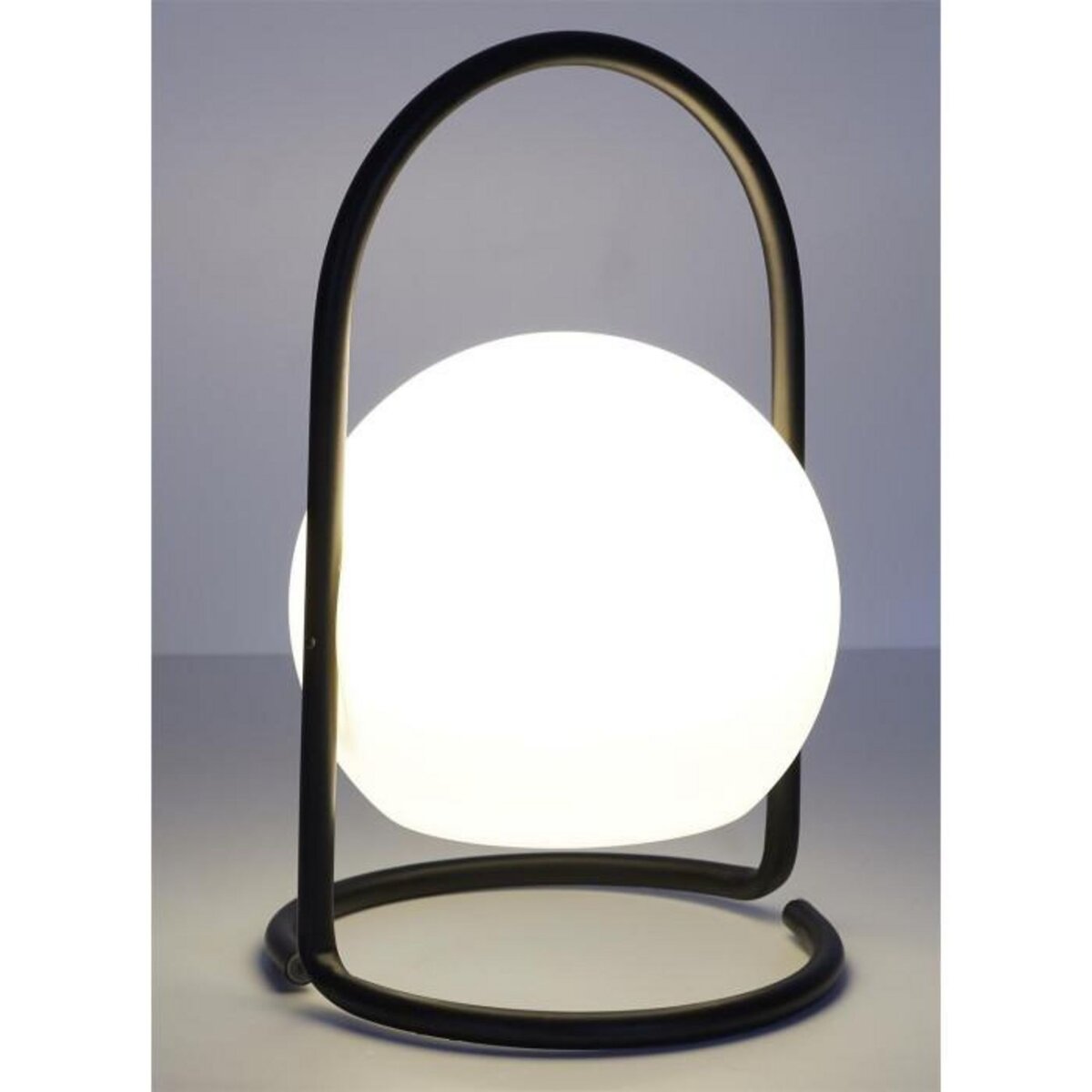 Paris Prix Lampe à Poser Design Led  Batterie  29cm Blanc