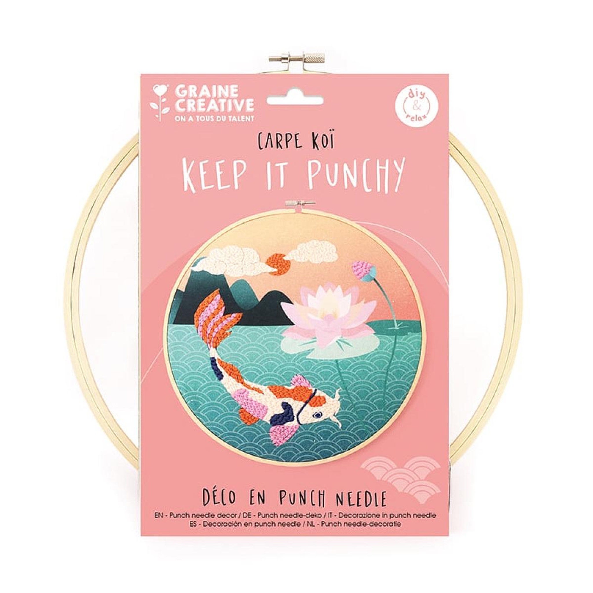 DTM Kit punch needle Carpe Koi