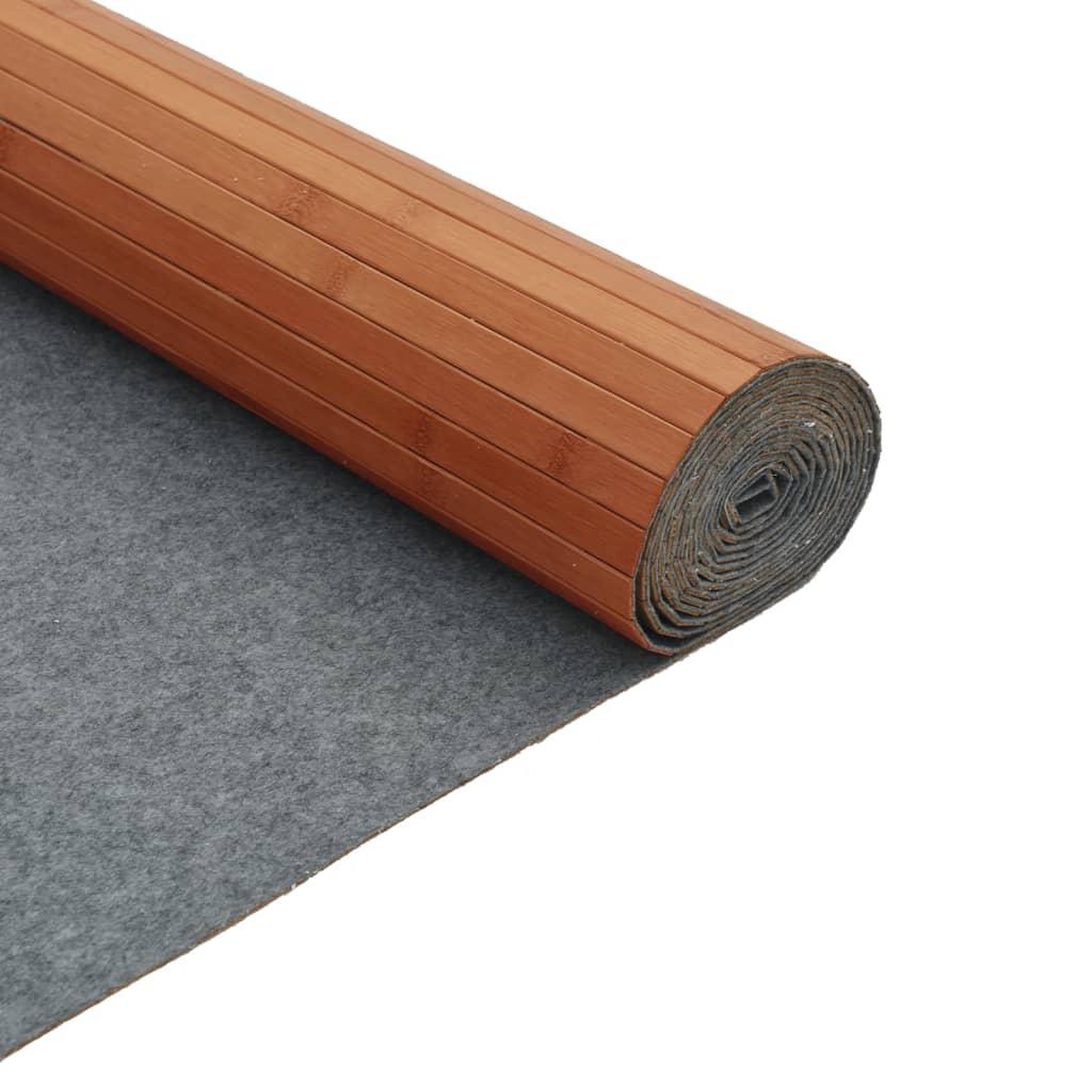 Voir la diapositive 5 : VIDAXL Tapis rectangulaire marron 80x500 cm bambou