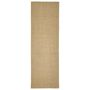 Voir la diapositive 2 : VIDAXL Tapis en sisal pour griffoir 80x250 cm