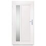 Voir la diapositive 5 : VIDAXL Porte d'entree Blanc 108x208 cm PVC